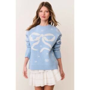 LoveShackFancy Francie Wool Jacquard Pullover